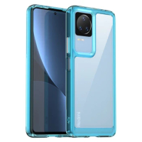 Luxury Transparent Cases For Poco F4 F3 F5 Pro Shockproof Acrylic Phone Cover for xiaomi poco f5 f5pro Fashion Mobile Shell
