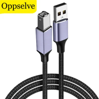 High Speed USB 2.0 Printer Cable Type C Male To Type B Male Scanner Cord For HP Canon Epson DAC Huawei Laptop Macbook Pro Xiaomi