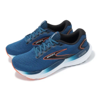 【BROOKS】慢跑鞋 Glycerin 21 2E 男鞋 寬楦 藍 白 回彈 透氣 甘油系列 路跑 運動鞋(1104192E474)