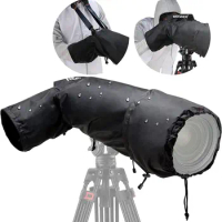 NEEWER Camera Rain Cover, Large Size Durable Nylon Raincoat for Canon Nikon Sony and Large Cameras and Lenses with 300/400/500mm