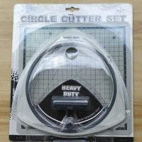 คัตเตอร์วงกลม Circle cutter set No.19200พร้อมแผ่นรองตัดขนาด 20×20ซม.