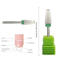 Nail Drill Bit Carbide Milling Cutters Nail Art Tool for Electric Manicure Nail Drill Machine Nails Accessories Remove gel tools