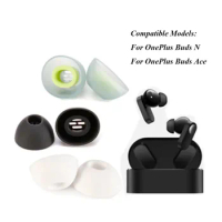 Earbuds Tips Replacement for OnePlus Buds N Buds ACE Earphone Kits Accessory Silicone Eartips Eargel In-ear Earbuds Cap Earplug