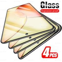 Vovi Y36 6.64inch Glass For Vivo Y36 4G 2023 4Pcs Tempered Glass Screen Protector Vavo Vi vo Y 36 36Y Glass For Vivo Y36 6.64''