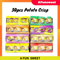 【Makanan Ringan】 30pcs Win2 Potato Crisp Biskut [Vegetable/BBQ/Tomato/Curry/Sour Cream/Himalayan Sal