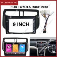 LCA 9 Inch Fascia For Toyota Rush 2018 Car Radio Android MP5 Player Panel Casing Frame 2 Din Head Unit Stereo Dash Cover