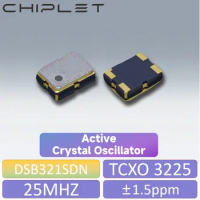 3225 High-precision SMD TCXO DSB321SDN 25MHZ 25M 25.00M GPS GNSS Active Crystal Oscillator 1.5ppm DSB32 High Quality