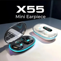 Tai Nghe Ngủ Bluetooth 5.4 Nhét Tai X55 PRO Mẫu Mới Mỏng Nhẹ Nằm Ngủ, Micro Tích Hợp, Hàng Nhập Khẩu