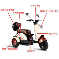 Permanent Electric Tricycle Home Use Small Scooter Pick-up Children Ladies Elderly Electric Tricycle