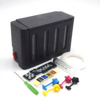 4 Color Printer Empty Tank Box Replacement Kit DIY CISS Refill Case For Epson Canon  Brother Continu