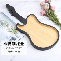 木制烘焙披薩面包板西餐切木板托方形牛排牛扒板木砧板小提琴餐具