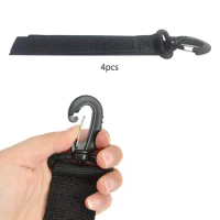 4 Pieces Kayak Paddle Holder Strap Fixed Buckle Universal Oars Keeper for House Surfboard Fishing Pole Inflatable Boat Garage
