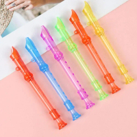 Flute mini dọc 6 lỗ cho giáo dục sớm trẻ em, flute nhỏ trong suốt, thiết kế sáng tạo A2D4