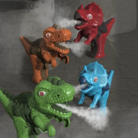 Fun Electric Spray Dinosaur Spray Children Toy Tyrannosaurus Three Horned Dragon Toy Animal Baby 2 Years Old Boys And Girls Toys