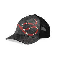 【GUCCI 古馳】426887 經典GG supreme系列印花網布透氣棒球帽/鴨舌帽