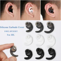 3 Pairs S/M/L Silicone Earbuds Cover With Ear Hook For JBL Sports Bluetooth Headset