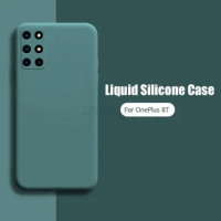 For OnePlus 8T Case New Liquid Silicone Matte Soft Camera Protetction Cover For OnePlus 8T One Plus 8T Phone Cases