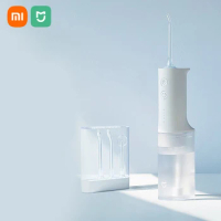 XIAOMI MIJIA Oral Irrigator Dental Irrigator IPX7 Waterproof Portable Ultrasonic Teeth Oral Flusher 200ML Tooth Cleaner MEO701