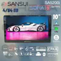 SANSUI SORA 3 Series 4/64 GB GEN3 Android 10" Inch SA-5200I Head Unit Tape Mobil GEN 3 Head Unit Onl