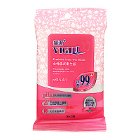 VIGILL 婦潔 女性濕式衛生紙 12抽/包(私密處清潔抗菌濕紙巾/去除異味/清爽舒緩)