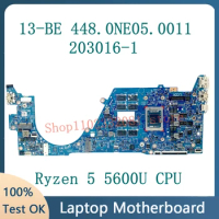 203016-1 448.0NE05.0011 High Quality Mainboard For HP Pavilion AERO 13-BE Laptop Motherboard With Ryzen 5 5600U CPU 100% Test OK