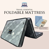 【Free Bed Sheet + Carry Bag】 Dazzler Max 4 Inch Single Three Fold High Density Mattress Tilam Lipat
