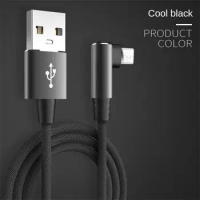 Enhanced Durability Elbow Data Cable Durable And Reliable Mobile Phone Charger Cable L-shaped Data Cable High Quality Data Cable
