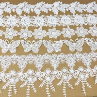 （1yard/pack）Each Piece of Water-soluble Lace Clothing Sewing Accessories Skirts Hats Home Decoration