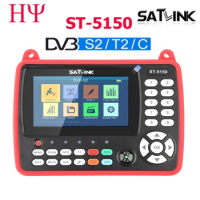 SATLINK ST-5150 DVB-S2/T2/C COMBO Satellite Finder Meter H.265 HEVC MPEG-4 Supports QPSK 8PSK 16APSK Set Top Box