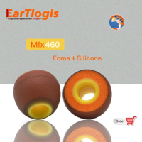 EarTlogis Mix460 Replacement Earbuds for Spinfit CP360/ blon bl-03/ Whizzer Kylin HE01/ Mangird tea/ Sabbat E12 Ultra Eartips