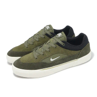 【NIKE 耐吉】滑板鞋 SB Malor 男鞋 橄欖綠 棕 麂皮 休閒鞋 板鞋(FV6064-200)