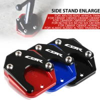 For Honda CBR500R CBR500 R 2018-2023 CBR 500R 2022 2021 20 Motorcycle Kickstand Side Stand Enlarger Support Foot Plate Extension