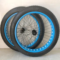 Kalosse-Fat Bike Tires and Tubes, 36 Spokes, Beach Bike Wheels, 26X4.0, 135mm, 190mm Hubs