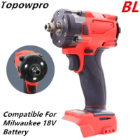 Compatible For Milwaukee 18V Battery Electric Cordless Wrench Brushless Screwdriver Drill Service Tool Car Truck Repair