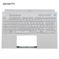 Used For ASUS TUF Gaming FX507 FA507 FX507Z A15 F15 Palmrest Upper Top Case w/ Backlit Keyboard (White) (2022 Year)