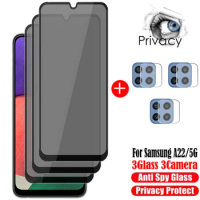 3D Privacy Screen Protectors For Samsung Galaxy A22 Anti-spy Protective tempered glass For Samsung Galaxy A22 5G Camera Film