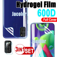 3IN1 Water Gel Film For Samsung Galaxy M51 M31S M31 Prime M21 M12 M11 Screen Protector+Back Cover Hydrogel Film+Camera M 12 21