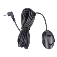 Car Microphone 3.5mm External Mic for Car Vehicle Unit Bluetooth-compatible Adhesive Stereo Radio GPS