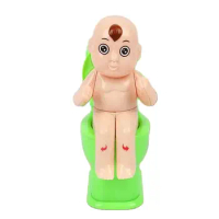 Toilet Bowl Toys Doll Toilet Pee Cartoon Boy Water Spray Trick Squishy Funny Children Tricky Shooting Water Novelty Squirt Toy
