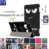 3in1 PU Leather Case For Huawei MediaPad M5 lite 10 Tablet Case For Huawei Mediapad M5 lite 10 BAH2-W19/L09/W09 10.1" Cover