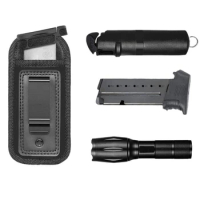 IWB Single Magazine Pouch Glock 17 26 9mm .40 .45 Tactical Hunting Holster Case IWB Clip Magazine Pouch