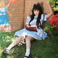 European and American Alice in Wonderland Maid Cosplay Clothes Halloween Maid cos Soft Girl Lolita D