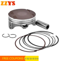 76mm Motorcycle Engine Piston Rings Set For Yamaha Scooter XMAX CZD300ML B74N 2021 CZD300PGY 2023 CZD300P CZD300 CZD300M CZD 300