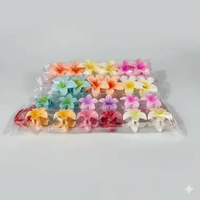 Jepitan Rambut Plumeria Bunga Kamboja Bali Premium 6cm Plumeria