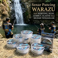 Senar Pancing WARAZU 100M Bening - Kuat Samar di Air Anti keriting Elastis Mudah Tenggelam 0.12 m