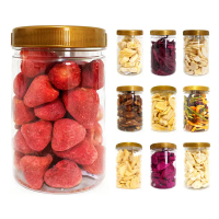 Keripik Buah Toples Cemilan Kering Snack Kripik Strawberry Freeze Dried Sayuran Vegetable Fruit Nikm