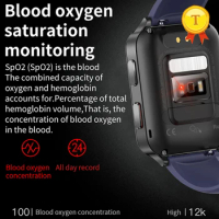2022 Real Blood Pressure test air pump smart wristwatch with precise blood Oxygen monitor Touch Screen Wristband Men Man watch