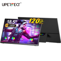 UPERFECT 18.5 Inch Ultra Thin 1080P Portable Monitor 120hz HDR 100%sRGB IPS Screen LCD Gaming Display For PC Laptop Xbox PS4