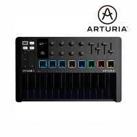 【Arturia】MiniLab 3 25鍵 MIDI鍵盤 全黑 限量款(原廠公司貨 商品保固有保障)