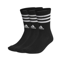 ADIDAS 男女運動中筒襪-三雙入-襪子 長襪 慢跑 訓練 愛迪達 IC1321 黑白